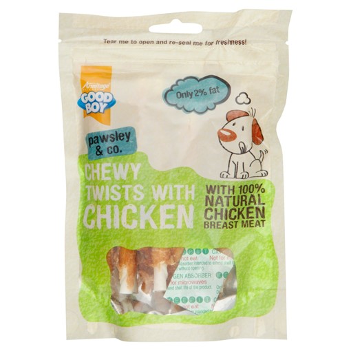 Pawsley & co top chewy twists with chicken