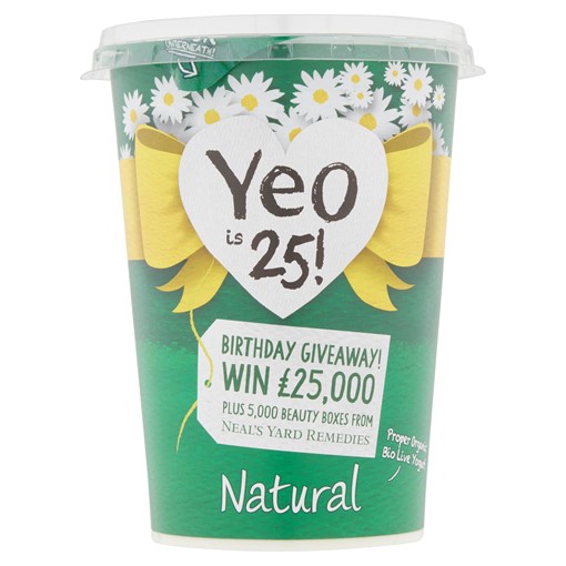 Picture of Yeo Valley Organic Natural Creamy Bio Live Yogurt 500g