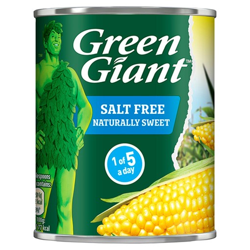 Picture of Green Giant Salt Free Sweetcorn 198g
