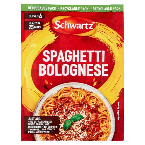 Picture of Schwartz Spaghetti Bolognese Recipe Mix 40g