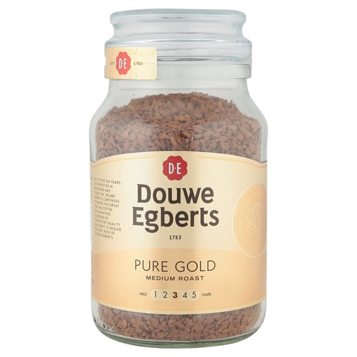 Picture of Douwe Egberts Pure Gold Medium Roast Instant Coffee 190g