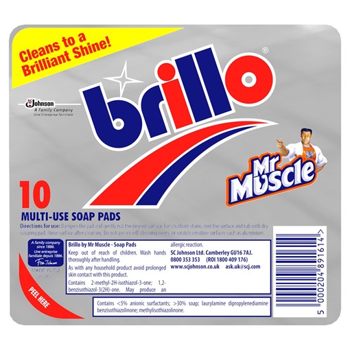 Picture of Brillo Multi-Use Soap Pads 10 per pack