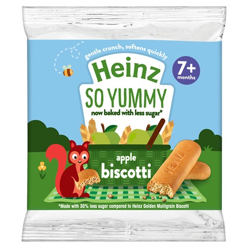 Picture of Heinz 7+ Months So Yummy Apple Biscotti 60g