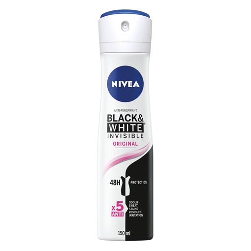 Picture of NIVEA Black & White Original Anti-Perspirant Deodorant Spray 150ml