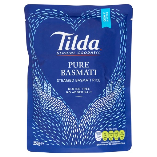 Picture of Tilda Pure Microwave Basmati Rice Classics 250g