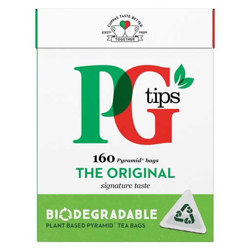 Picture of PG tips Original Biodegradable Tea Bags 160
