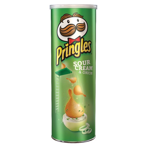 Picture of Pringles Sour Cream & Onion Crisps Can, 200g