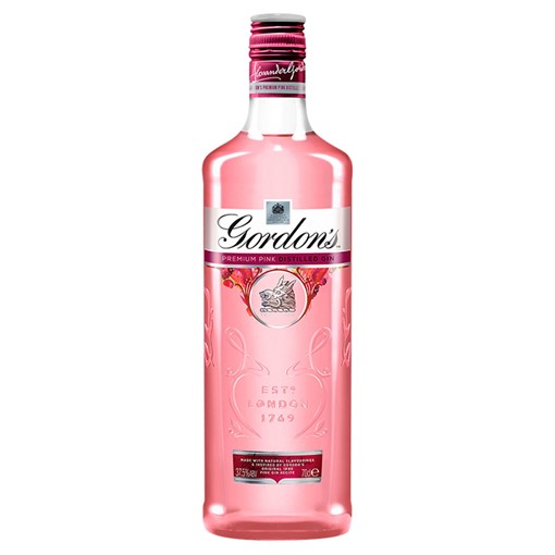Picture of Gordon's Premium Pink Distilled Flavoured Gin, 70cl