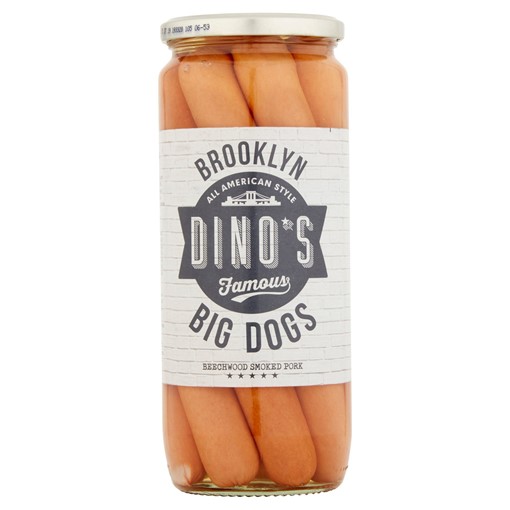 Picture of Brooklyn Dino's Famous Big Dogs Beechwood Smoked Pork 1030g