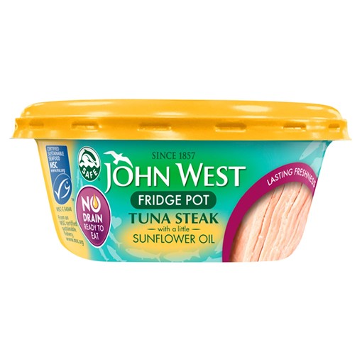 Picture of John West Fridge Pot Tuna Steak with a Little Sunflower Oil 110g