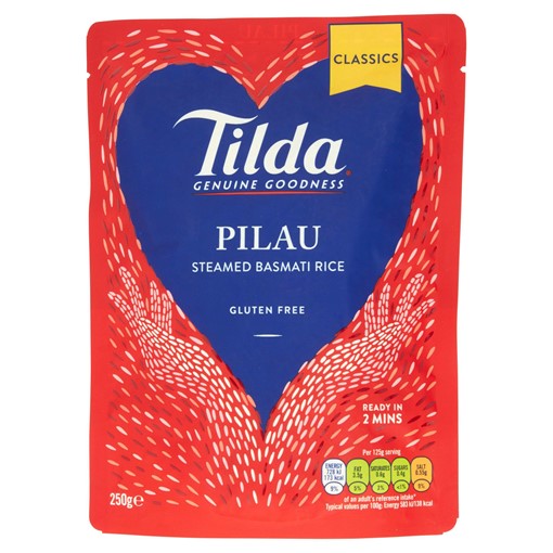 Picture of Tilda Microwave Pilau Basmati Rice 250g