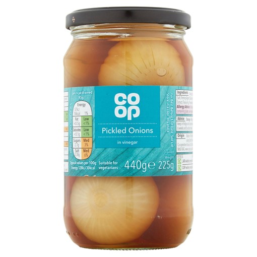 Picture of Co-op Pickled Onions in Vinegar 440g