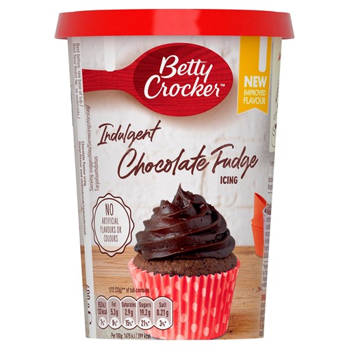 Picture of Betty Crocker Indulgent Chocolate Fudge Icing 400g