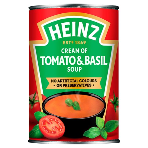 Picture of Heinz Cream of Tomato & Basil 400g