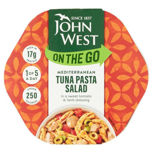 Picture of John West On The Go Mediterranean Tuna Pasta Salad 220g