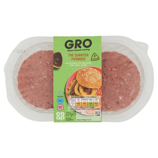 Picture of Co-op GRO The Quarter Pounder 227g