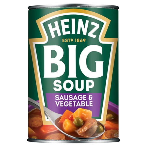 Picture of Heinz Big Soup Simmerin' Sausage & Veg 400g