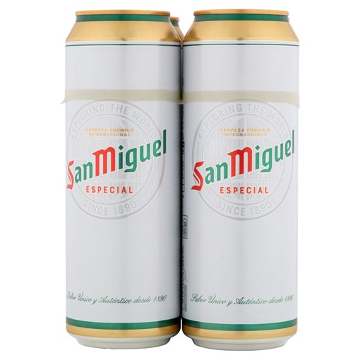 Picture of San Miguel Premium Lager Beer 4 x 568ml