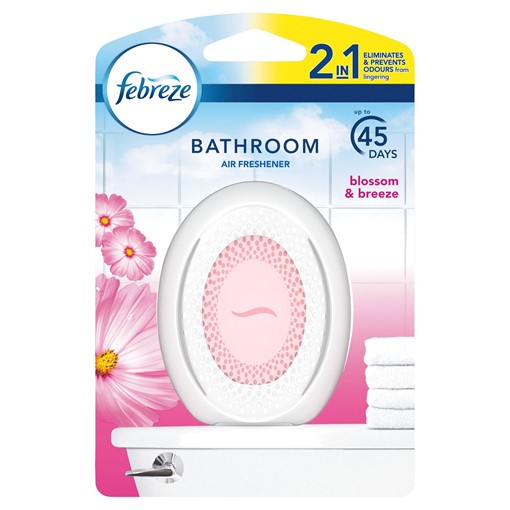 Picture of Febreze Bathroom, Continuous Air Freshener, Blossom & Breeze Single