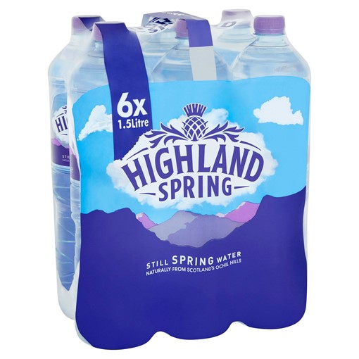 Picture of Highland Spring Still Spring Water 6 x 1.5L