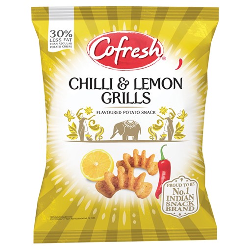 Picture of Cofresh Chilli & Lemon Grills Flavoured Potato Snack 80g
