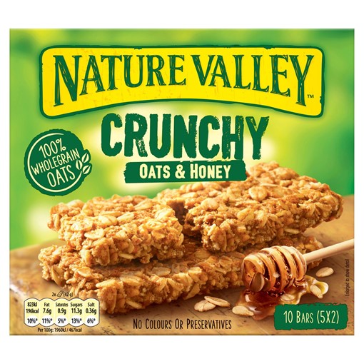 Picture of Nature Valley Crunchy Oats & Honey 10 Bars 5 x 42g (210g)