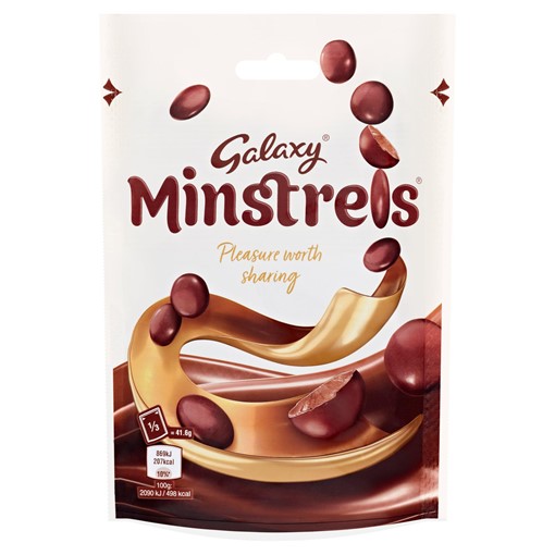 Picture of Galaxy Minstrels Chocolate Pouch Bag 125g