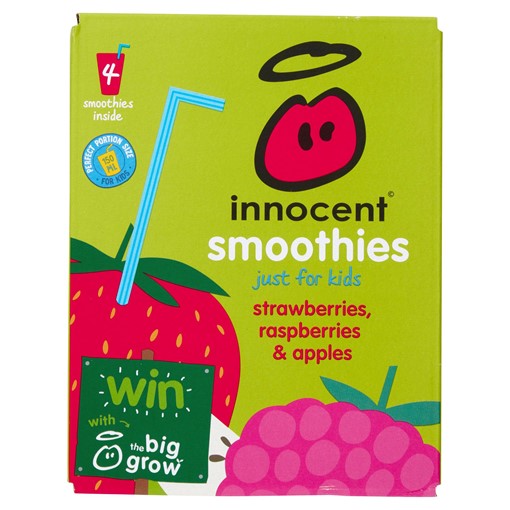 Picture of Innocent Strawberries, Rasp & Apples Juice 4 x 150ml