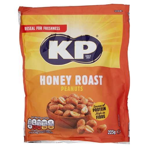 Picture of KP Honey Roast Peanuts 225g