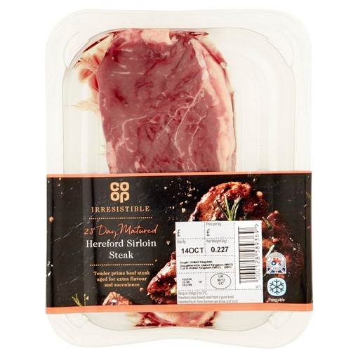 Picture of Co-op Irresistible Hereford Sirloin Steak