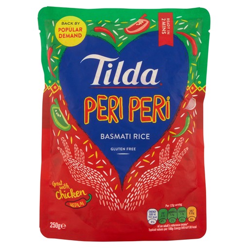 Picture of Tilda Microwave Peri Peri Basmati Rice 250g