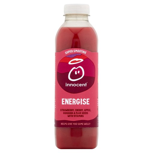 Picture of innocent Super Smoothie Energise, Strawberry & Cherry 750ml