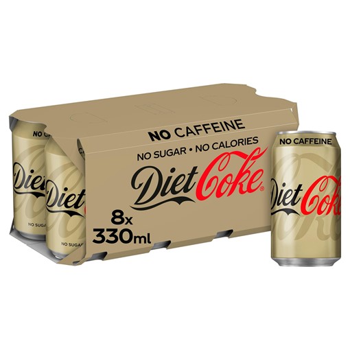 Picture of Diet Coke No Caffeine 8 x 330ml
