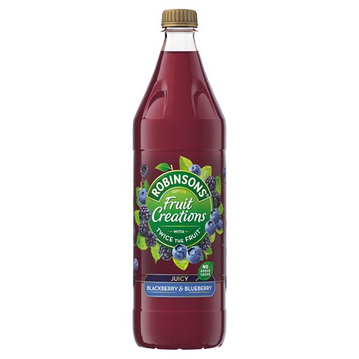 Picture of Robinsons Fruit Creations Blackberry & Blueberry Squash 1L