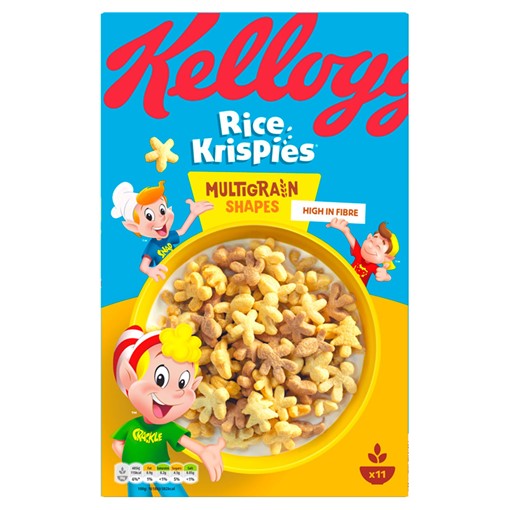 Picture of Kellogg's Rice Krispies Multi-Grain Shapes Cereal 350g