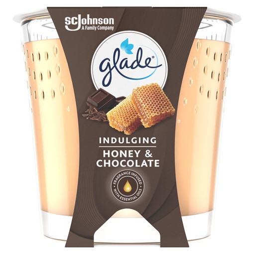 Picture of Glade Candle Honey & Chocolate Air Freshener 129g