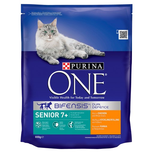 Picture of Purina ONE Senior 7+ Dry Cat Food Chicken 800g