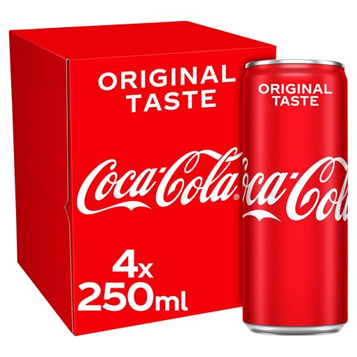 Picture of Coca-Cola Original Taste 4 x 250ml