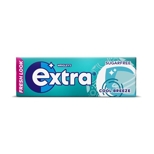 Picture of Extra Cool Breeze Chewing Gum Sugar Free 10 pieces