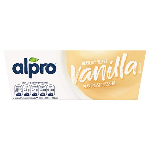 Picture of Alpro Velvet Vanilla Dessert 4x125g
