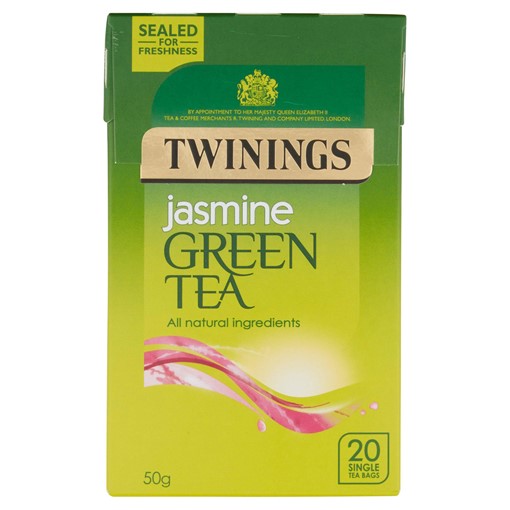 Picture of Twinings Jasmine Green Tea 20 Single Tea Bags 50g