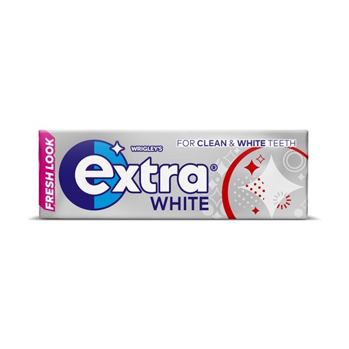Picture of Extra White Chewing Gum Sugar Free 10 Pieces