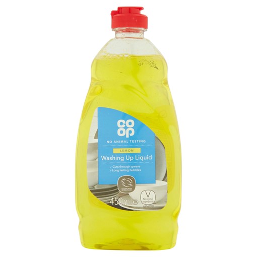 Picture of Co-op Lemon Washing Up Liquid 450ml