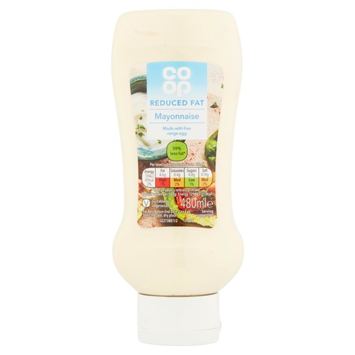 Picture of Co Op Reduced Fat Mayonnaise 480ml