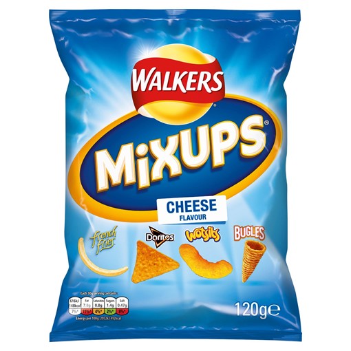 Picture of Walkers Mix Ups Cheese Sharing Snacks 120g