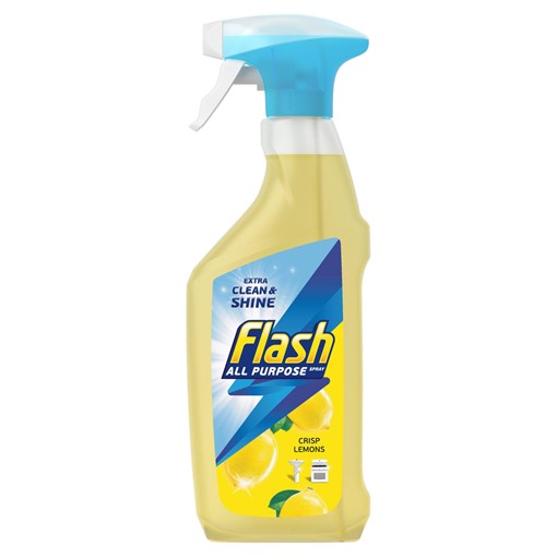 Picture of Flash Multi Purpose Cleaning Spray Lemon For Hard Surfaces 469ML