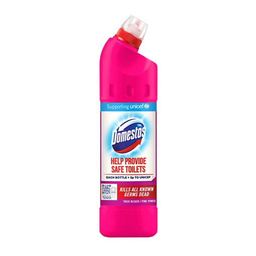 Picture of Domestos Pink Power Thick Bleach 750 ml