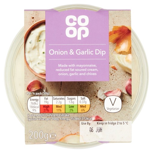 Picture of Co-?? Onion & Garlic Dip 200g