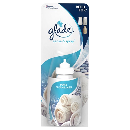 Picture of Glade Sense & Spray Refill Clean Linen Air Freshener 18ml