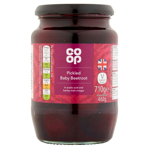 Picture of Co Op Pickled Baby Beetroot 710g